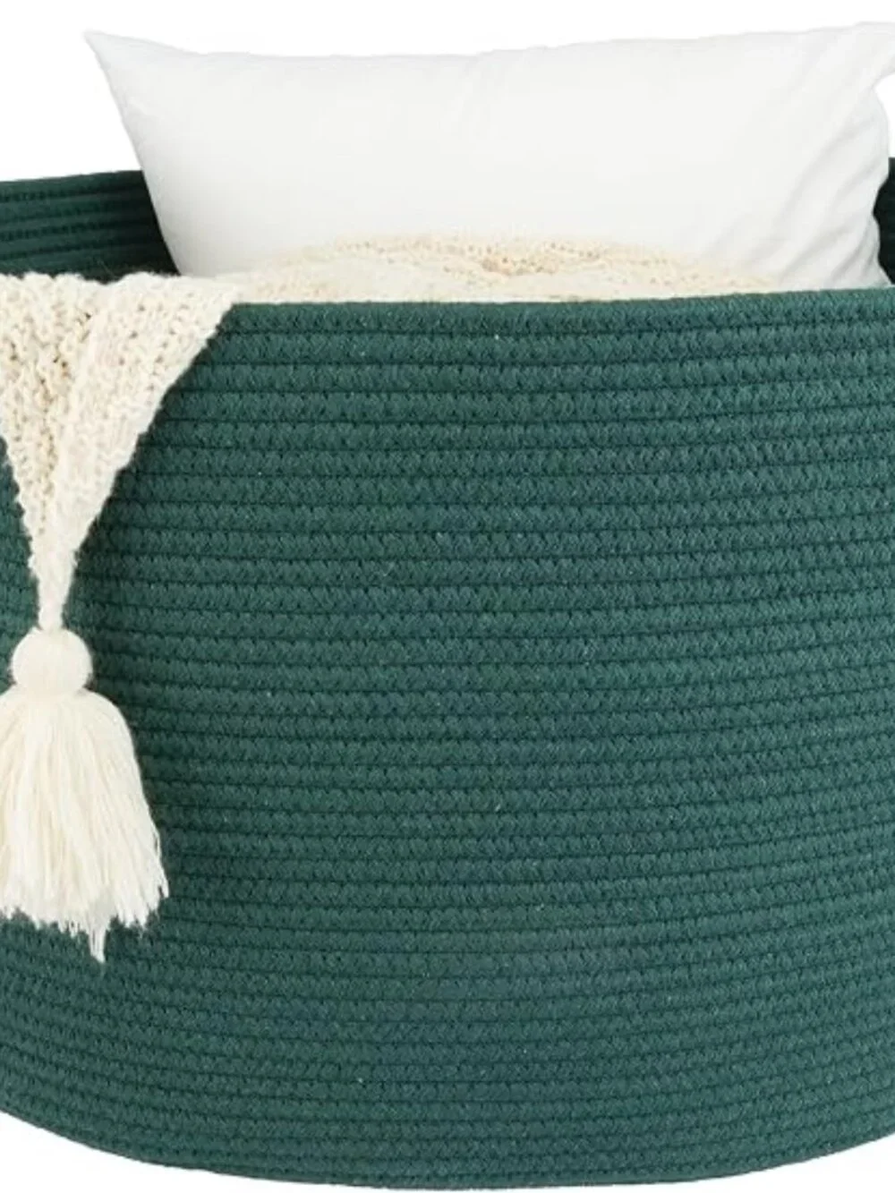 New Extra Large Cotton Rope Round Storage Basket 22